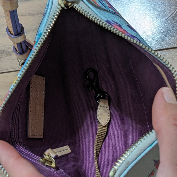 EUC! Dooney &Bourke X Disney Epcot Flower Garden Festival Figment Crossbody Bag - Picture 14 of 16